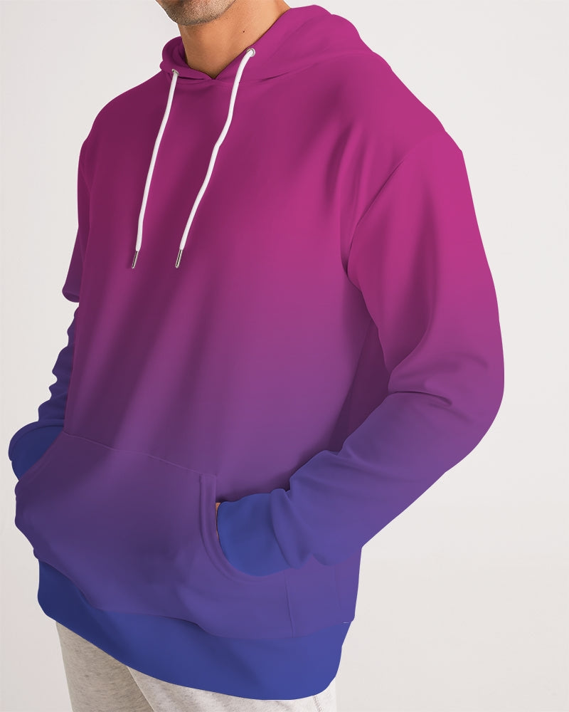 Bisexual Pride Flag Ombre Pullover Hoodie