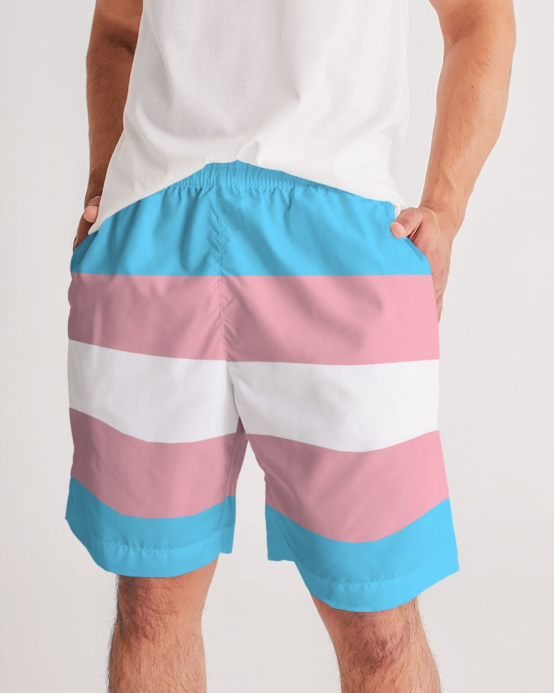 Transgender Pride Flag Sports Jogger Short