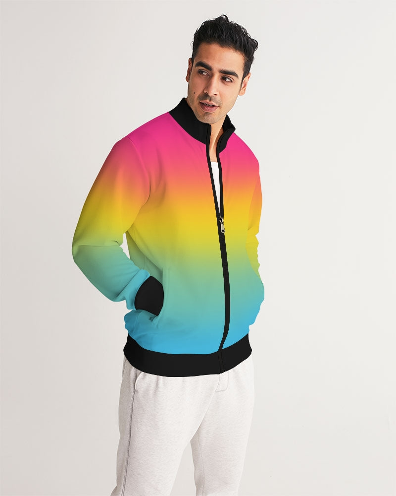 Pansexual Pride Flag Ombre Track Jacket