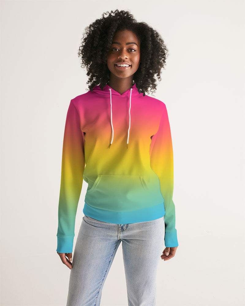Pansexual Pride Flag Ombre Pullover Hoodie