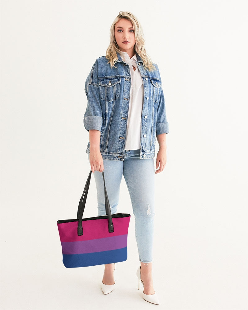 Bisexual Pride Flag Stylist Tote Bag