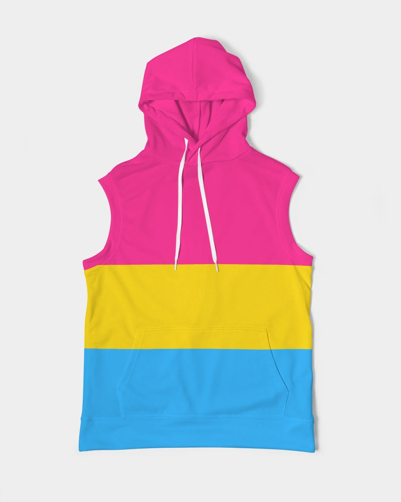 Pansexual Pride Flag Sleeveless Pullover Hoodie
