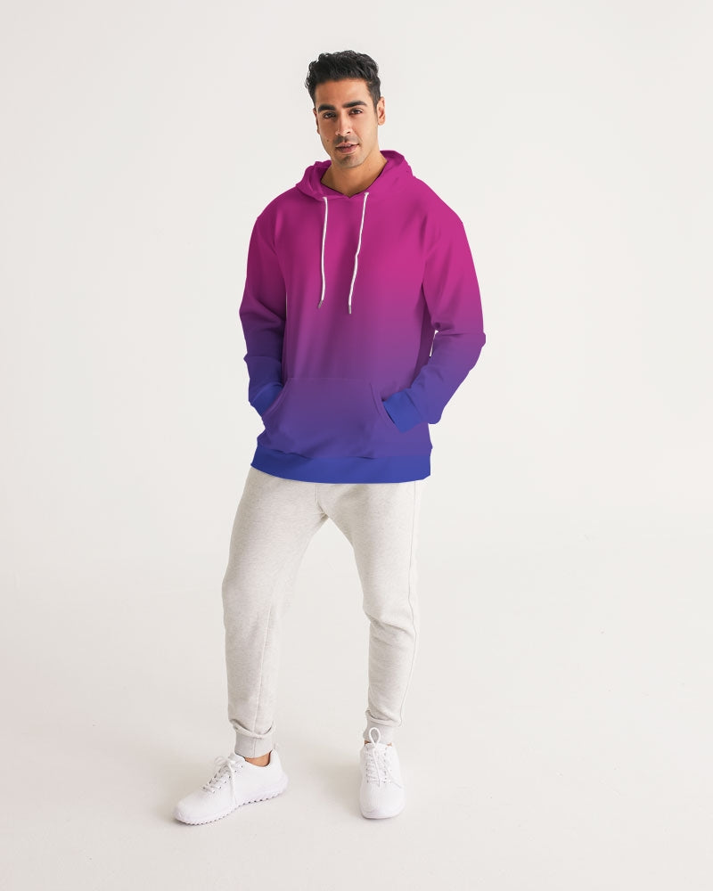 Bisexual Pride Flag Ombre Pullover Hoodie