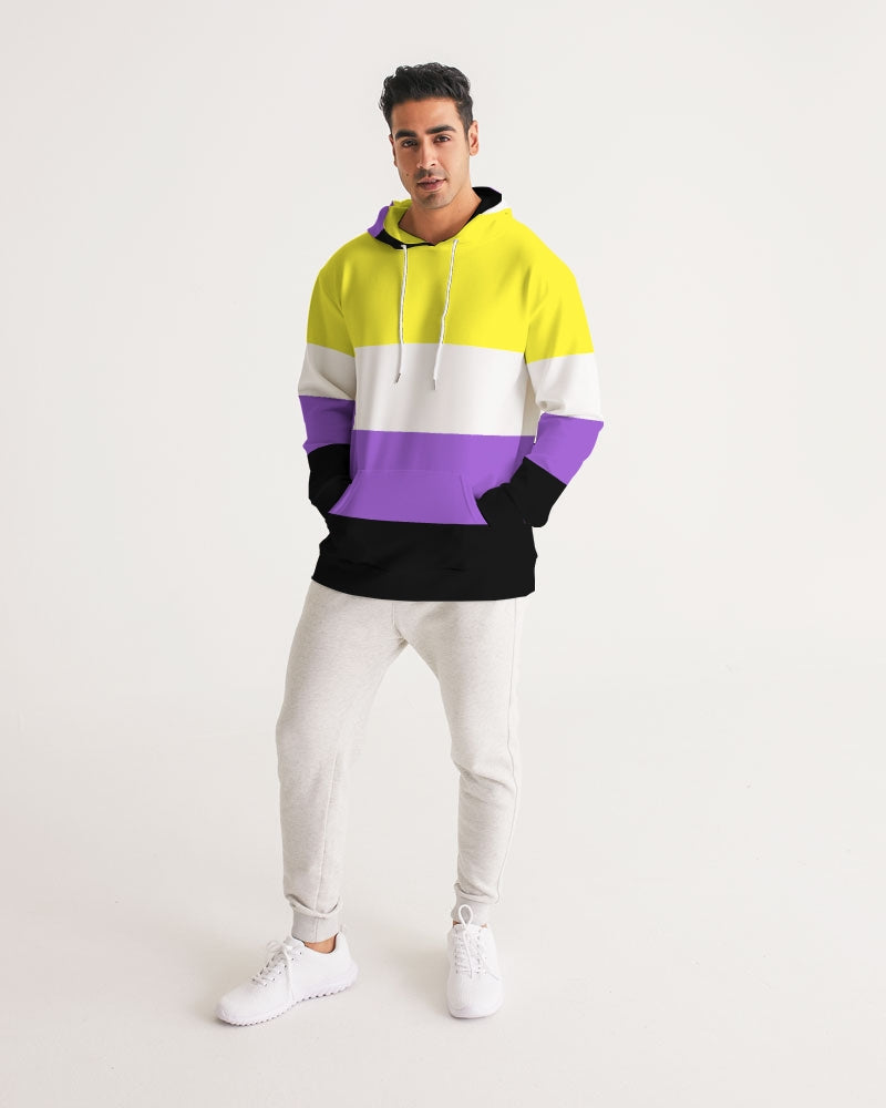 Non Binary Pride Flag Pullover Hoodie