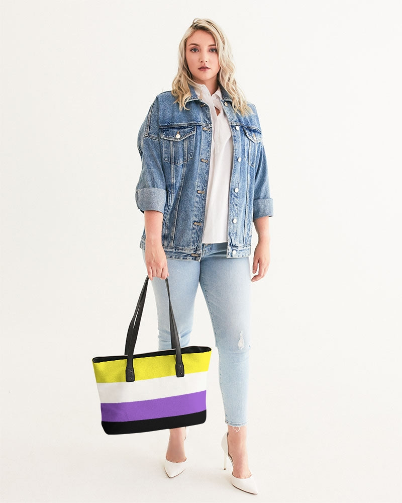 Non Binary Pride Flag Stylist Tote Bag
