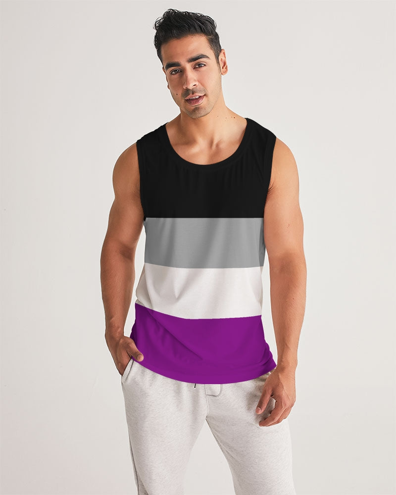 Asexual Pride Flag Sports Tank Top
