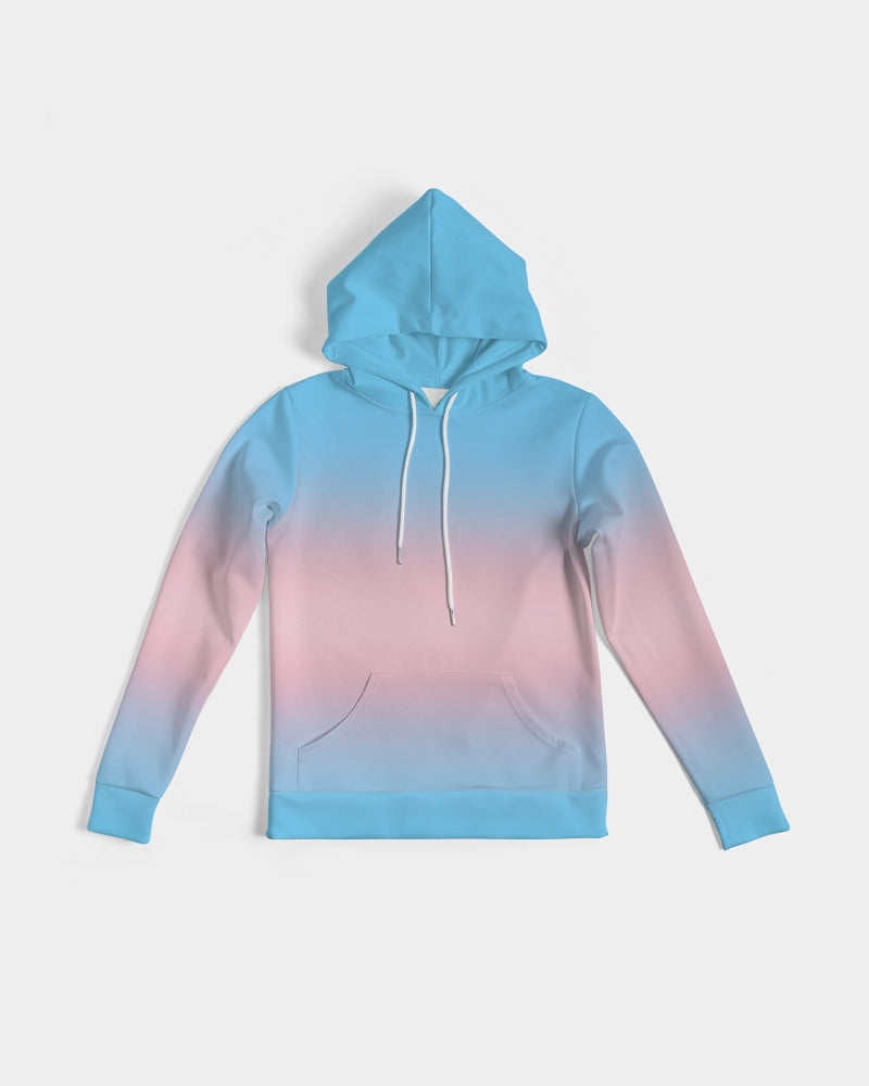 Transgender Pride Flag Ombre Pullover Hoodie