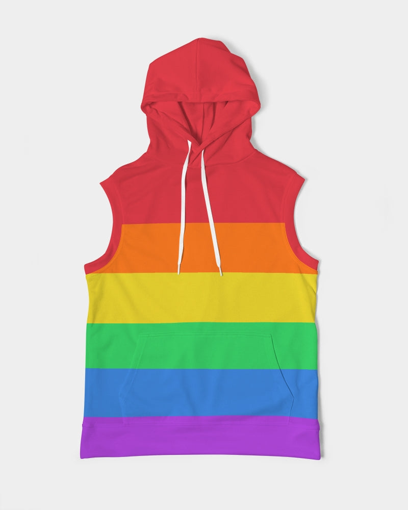 LGBT Pride Flag Sleeveless Pullover Hoodie