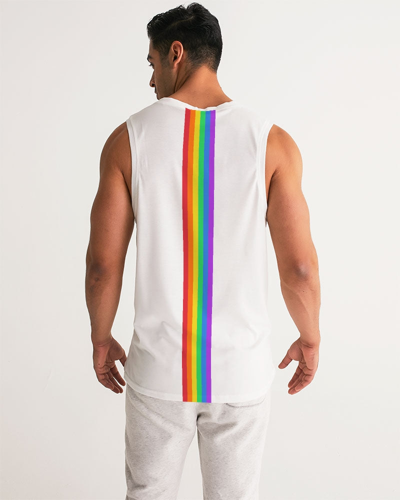 LGBT pride flag rainbow tank top