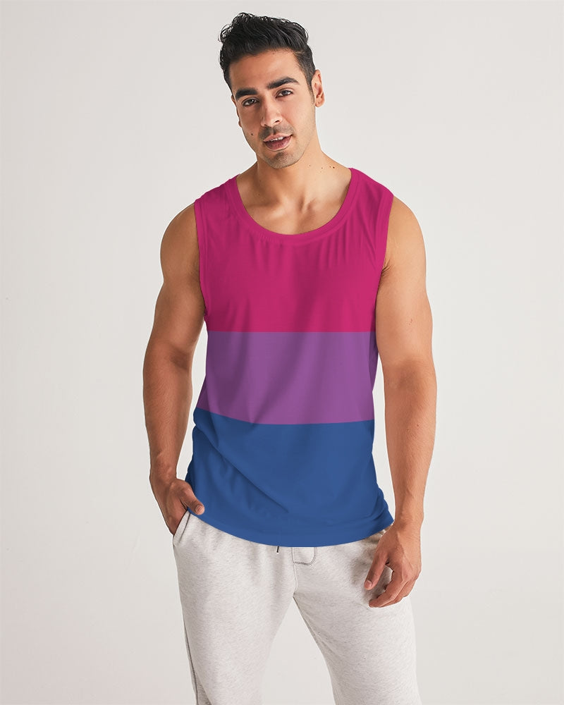 Bisexual Pride Flag Sports Tank Top