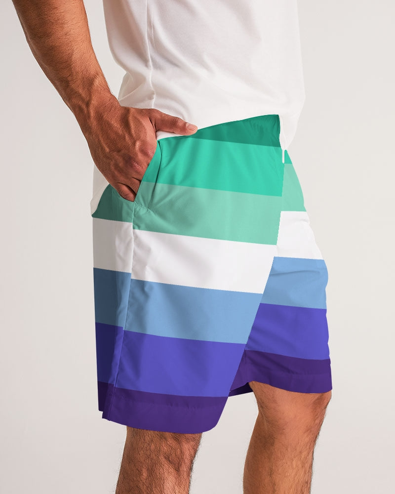MLM Gay Pride Flag Jogger Shorts