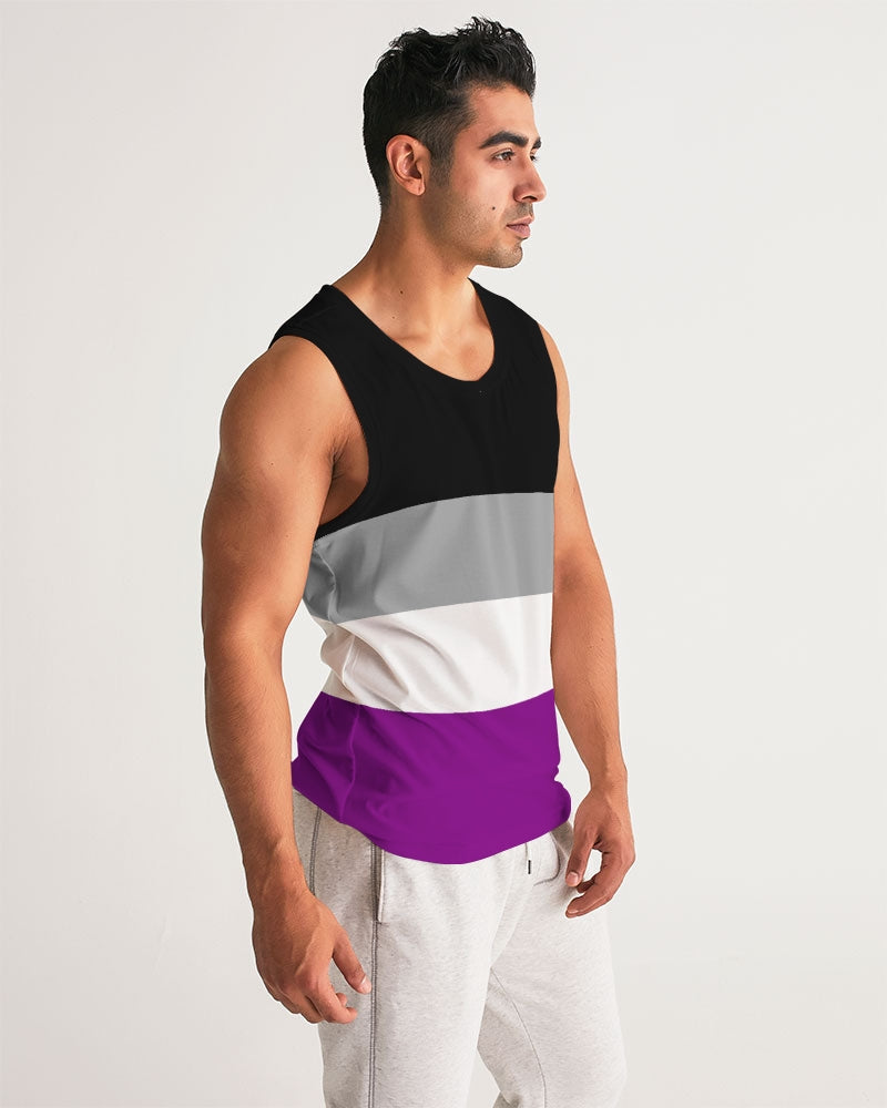 Asexual Pride Flag Sports Tank Top