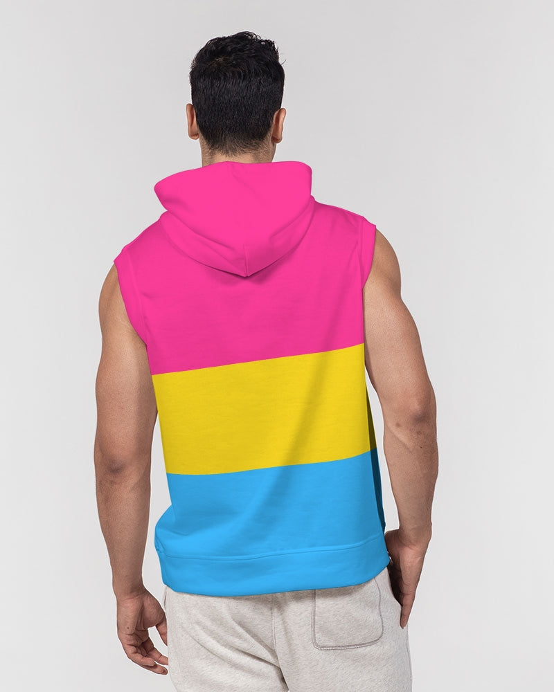 Pansexual Pride Flag Sleeveless Pullover Hoodie