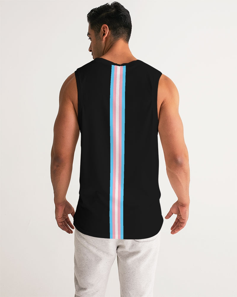 Transgender Rainbow Pride Flag Sports Tank Top