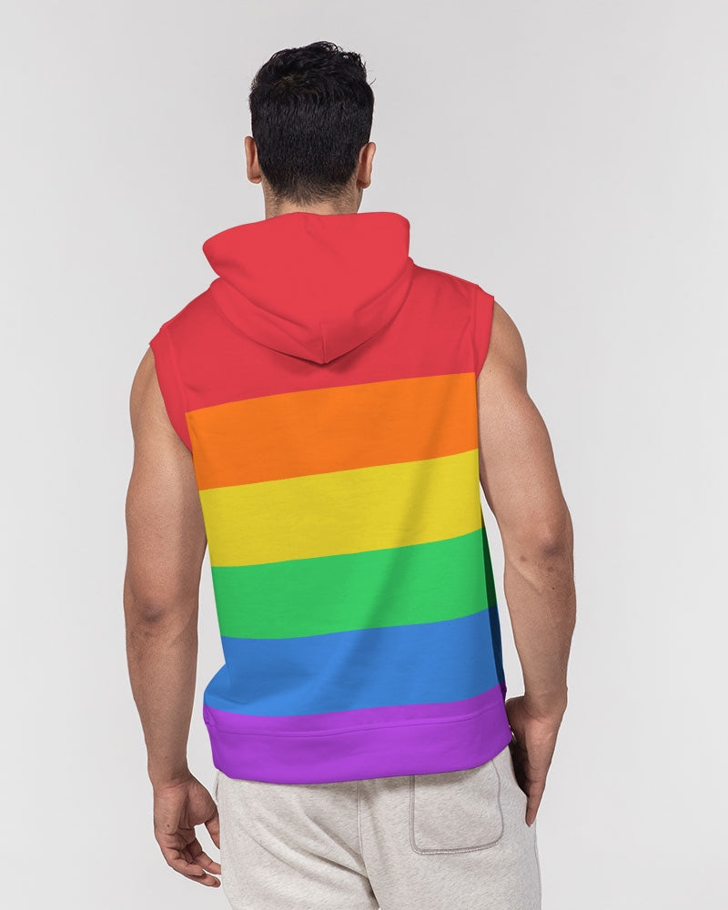 LGBT Pride Flag Sleeveless Pullover Hoodie
