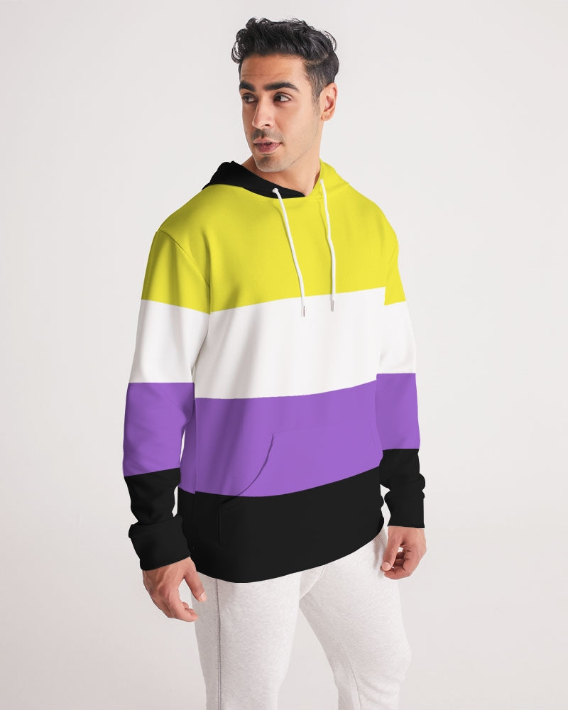 Non Binary Pride Flag Pullover Hoodie
