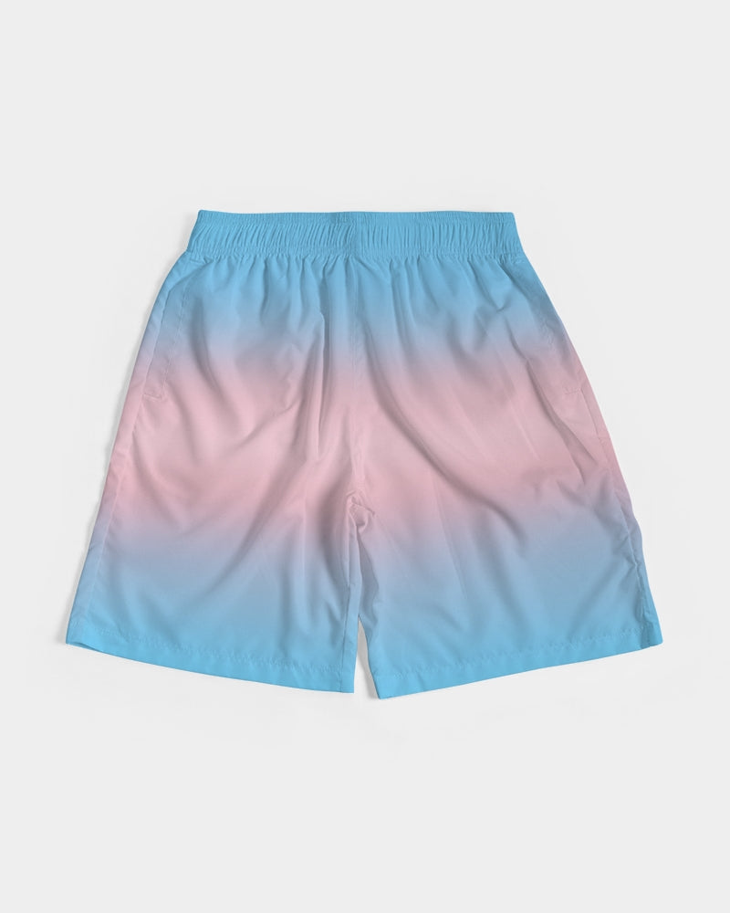 Transgender Pride Flag Ombre Jogger Shorts