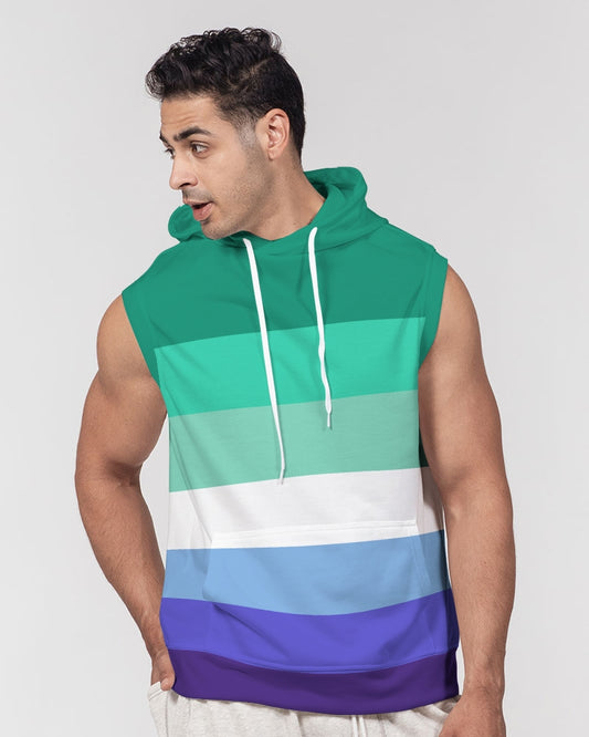 MLM Gay Pride Flag Sleeveless Pullover Hoodie