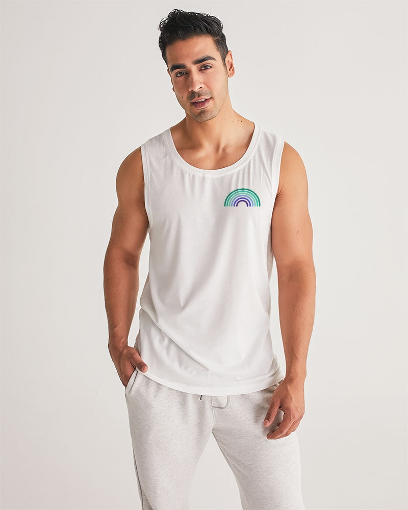MLM Gay Rainbow Pride Flag Sports Tank Top