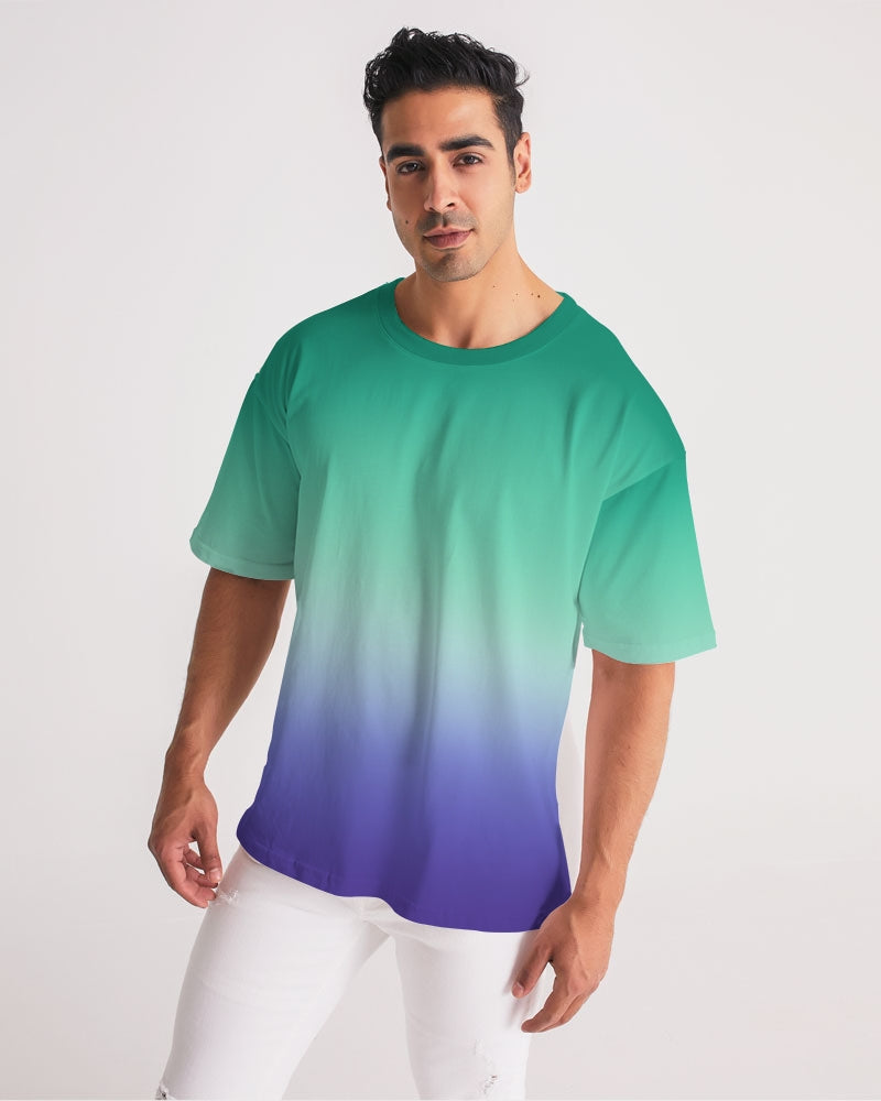 MLM Gay Pride Flag Ombre Heavyweight Oversize T-Shirt