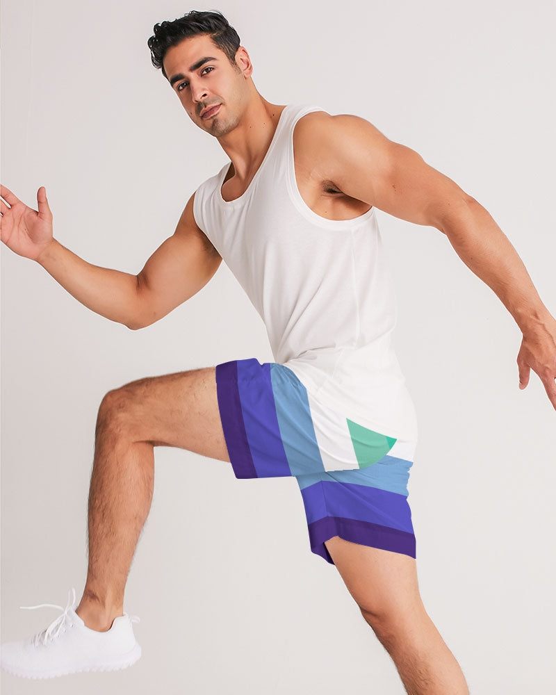 MLM Gay Pride Flag Jogger Shorts