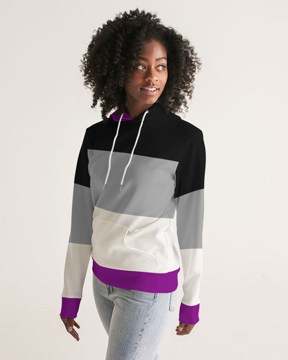 Asexual Pride Flag Pullover Hoodie
