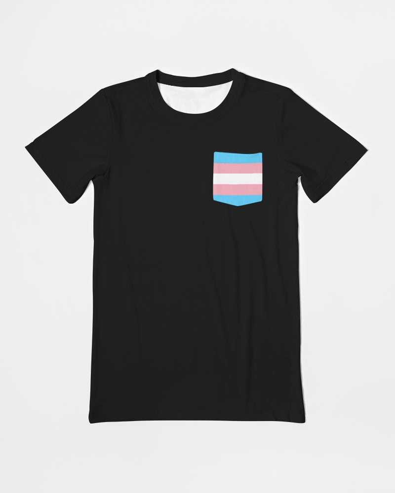 Transgender Pride Flag Pocket T-Shirt