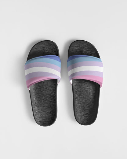 Bigender Pride Flag Slide Sandals Slip On