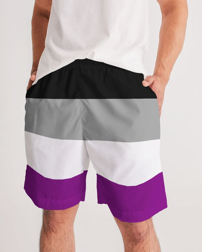 Asexual Pride Flag Sports Jogger Short