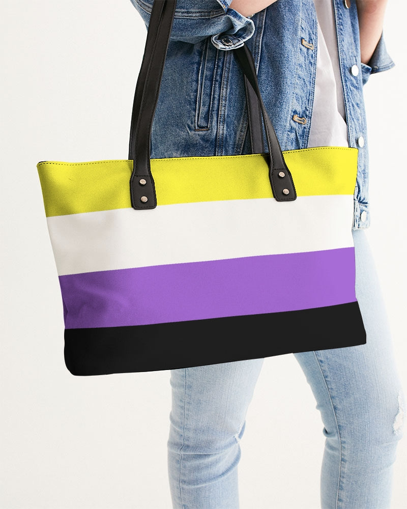 Non Binary Pride Flag Stylist Tote Bag