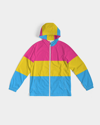Pansexual Pride Flag Windbreaker Jacket