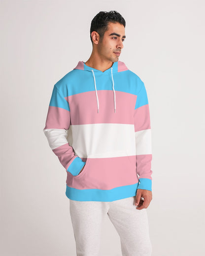 transgender pride flag pullover hoodie