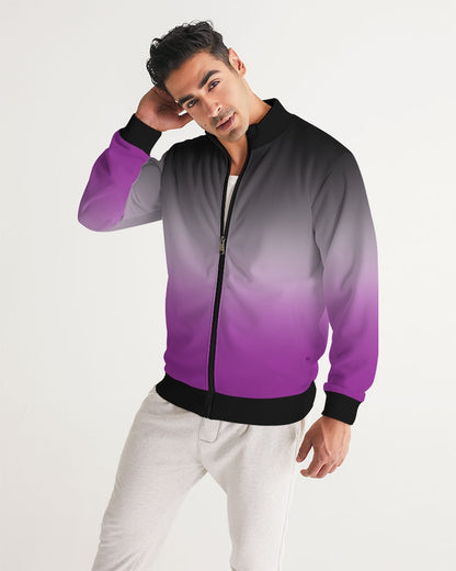 Asexual Pride Flag Ombre Track Jacket