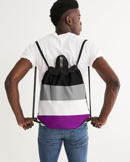 Asexual Pride Flag Canvas Draw String Bag