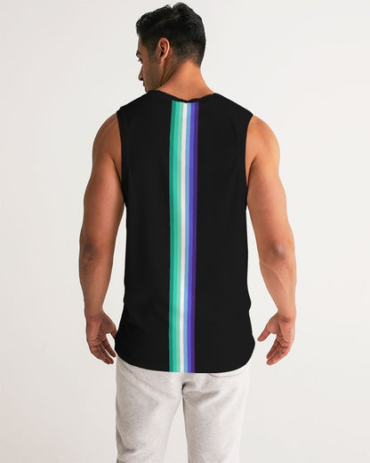 MLM Gay Rainbow Pride Flag Sports Tank Top