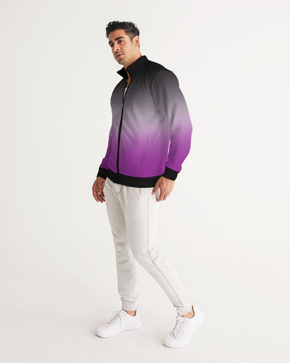 Asexual Pride Flag Ombre Track Jacket