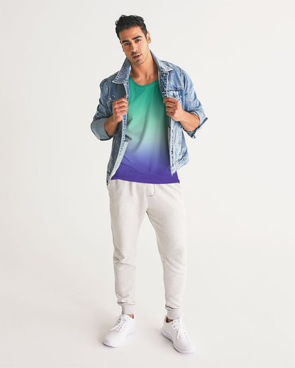 MLM Gay Pride Flag Ombre Sports Tank Top