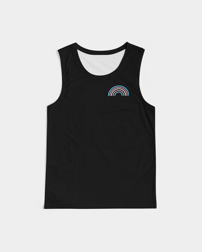 Transgender Rainbow Pride Flag Sports Tank Top