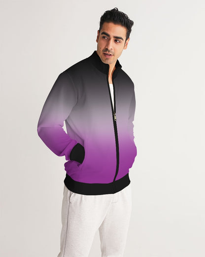 Asexual Pride Flag Ombre Track Jacket