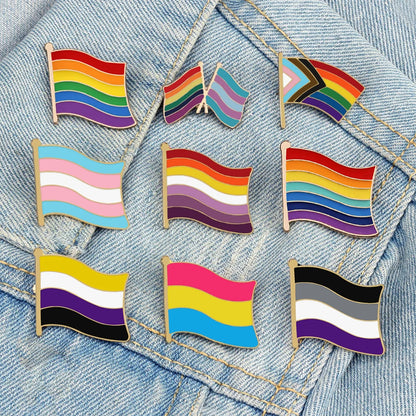 LGBTQ+ Pride Flag Enamel Pin