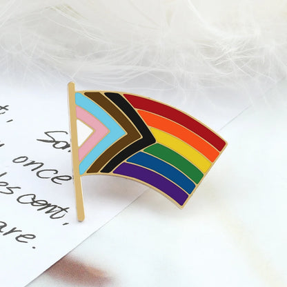 LGBTQ+ Pride Flag Enamel Pin