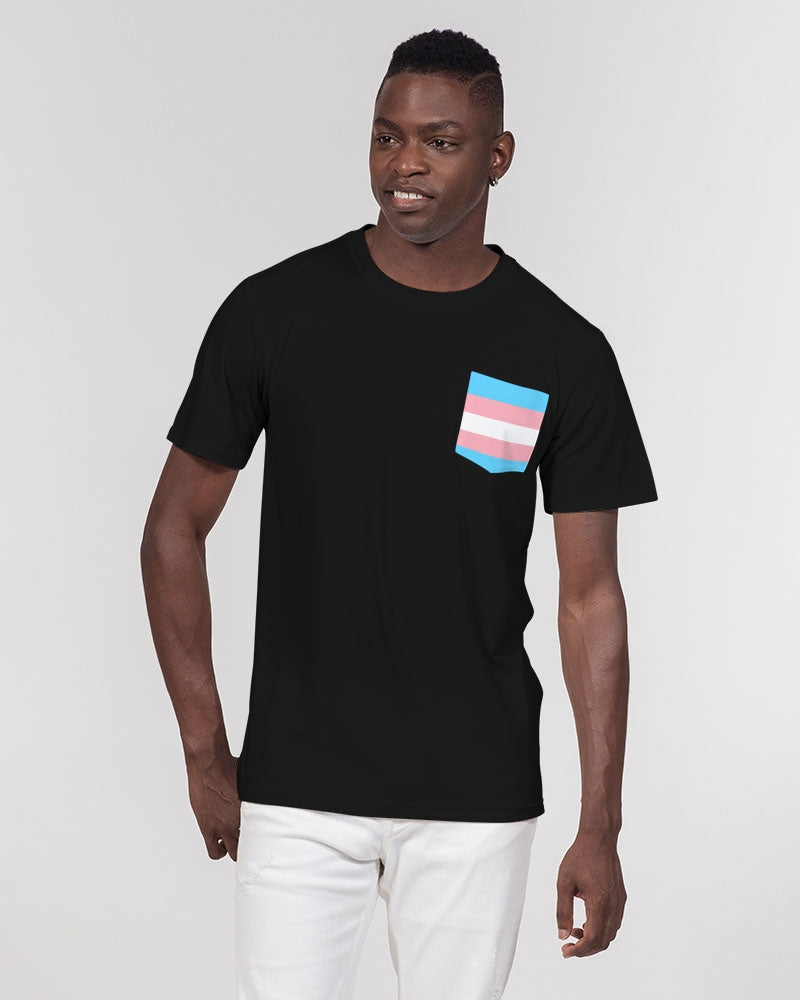 Transgender Pride Flag Pocket T-Shirt