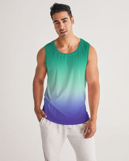 MLM Gay Pride Flag Ombre Sports Tank Top