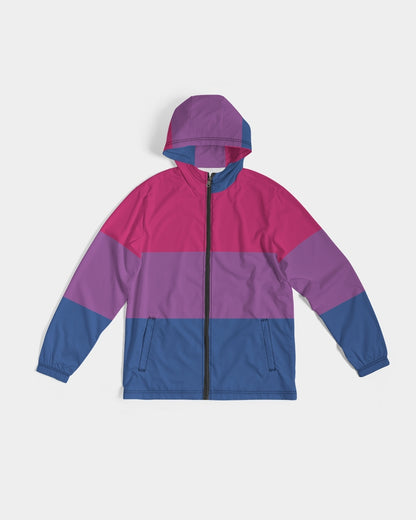 Bisexual Pride Flag Windbreaker Jacket