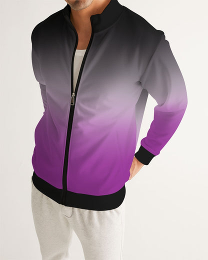 Asexual Pride Flag Ombre Track Jacket